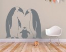 Penguin Familly Wall Decal Animal Stickers For Nursery